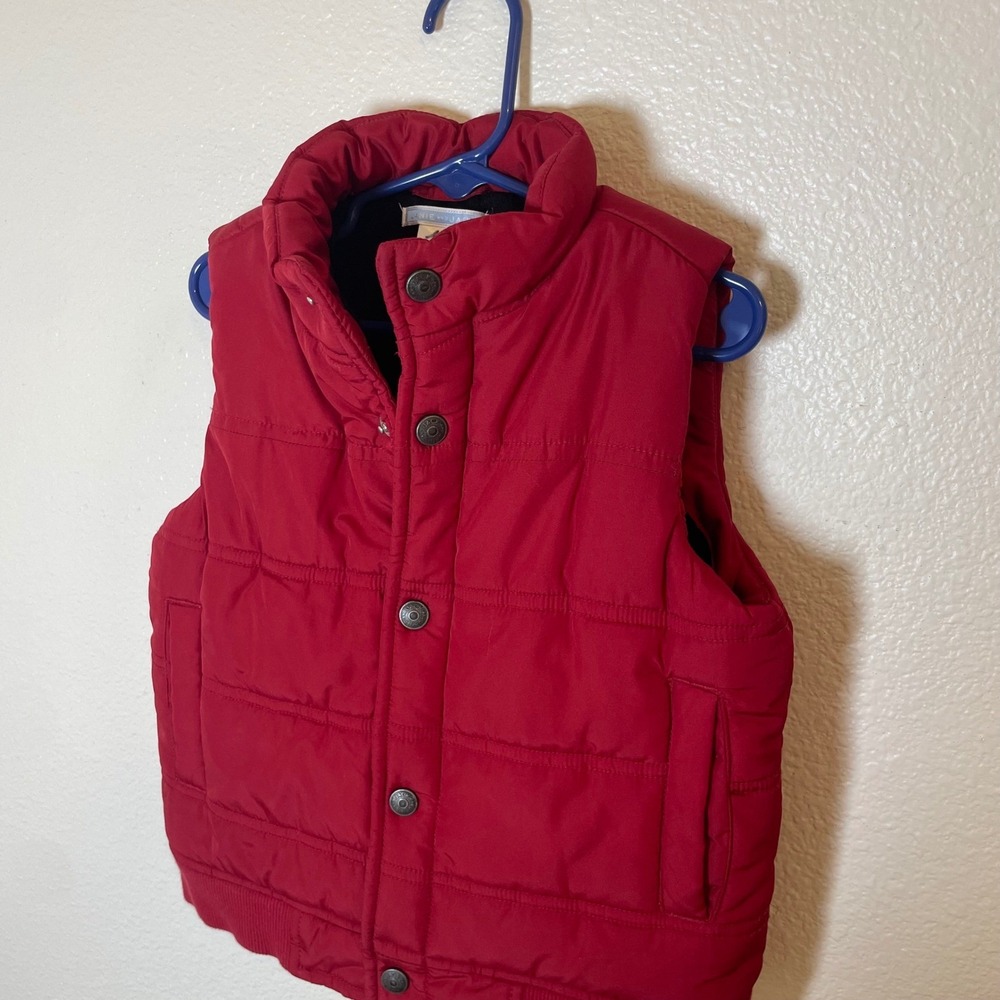 Janie and Jack‎ 3T Puffer Vest Red Quilted Sleeveless Winter Kids Clothes